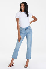 Blaire High Rise Ankle Slim Straight Jeans