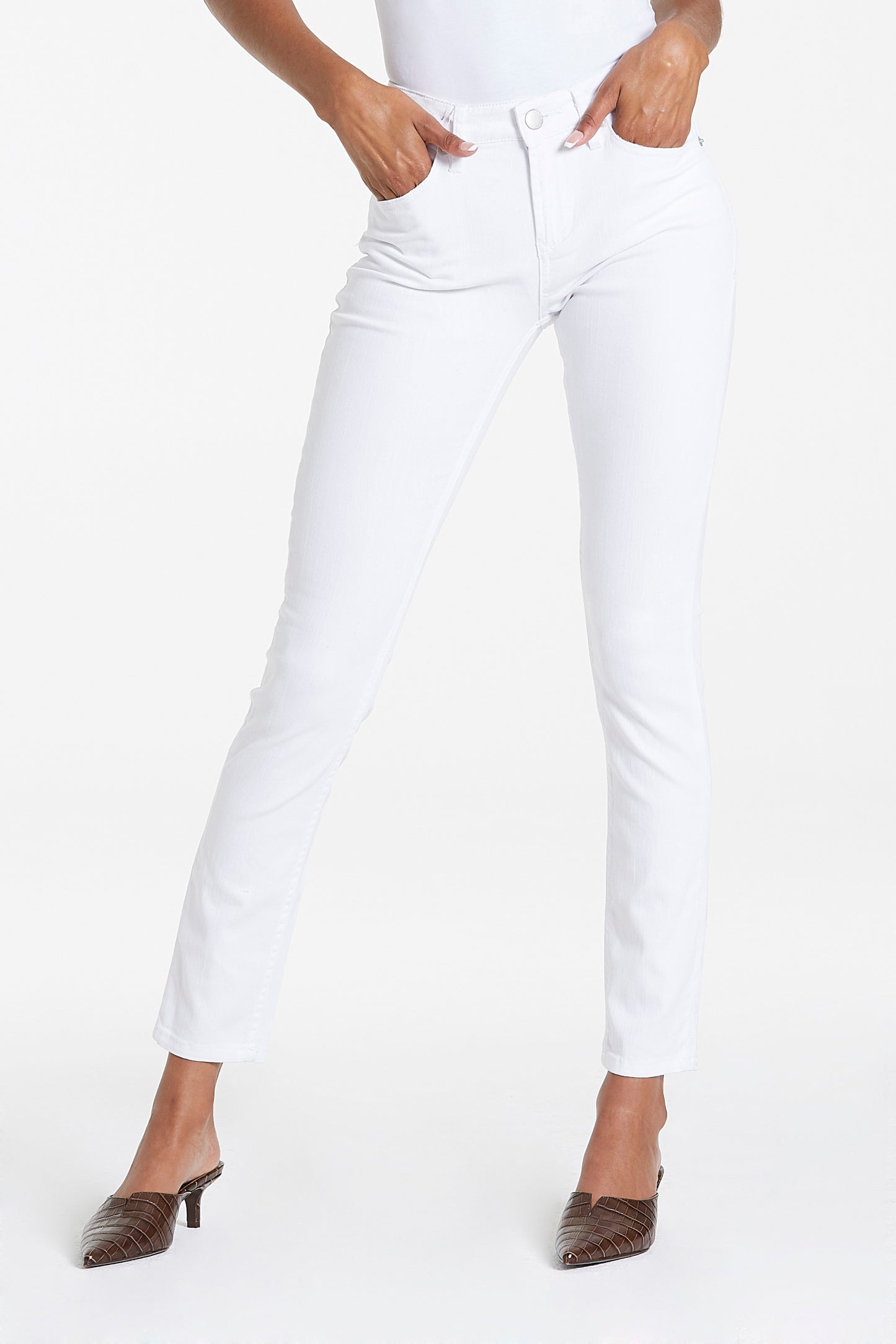 Dear John - Gisele High Rise Skinny Jeans White